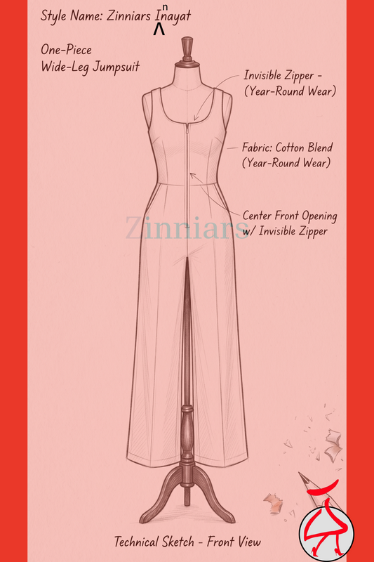 Innayat Black Zip-Up Jumpsuit | The One-Piece Edit