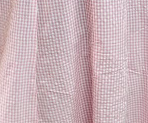 Mila Gingham Hand-Knotted Bralette Top – Soft Pink