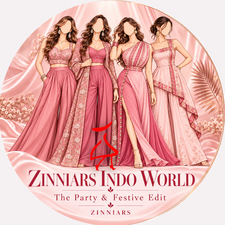 ZINNIARS INDO WORLD -The Party & Festive Edit