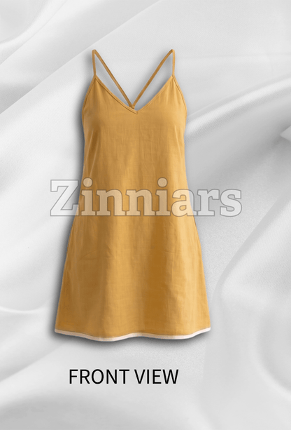 Senorita Cotton Y-Back Slip & Sundress for Women