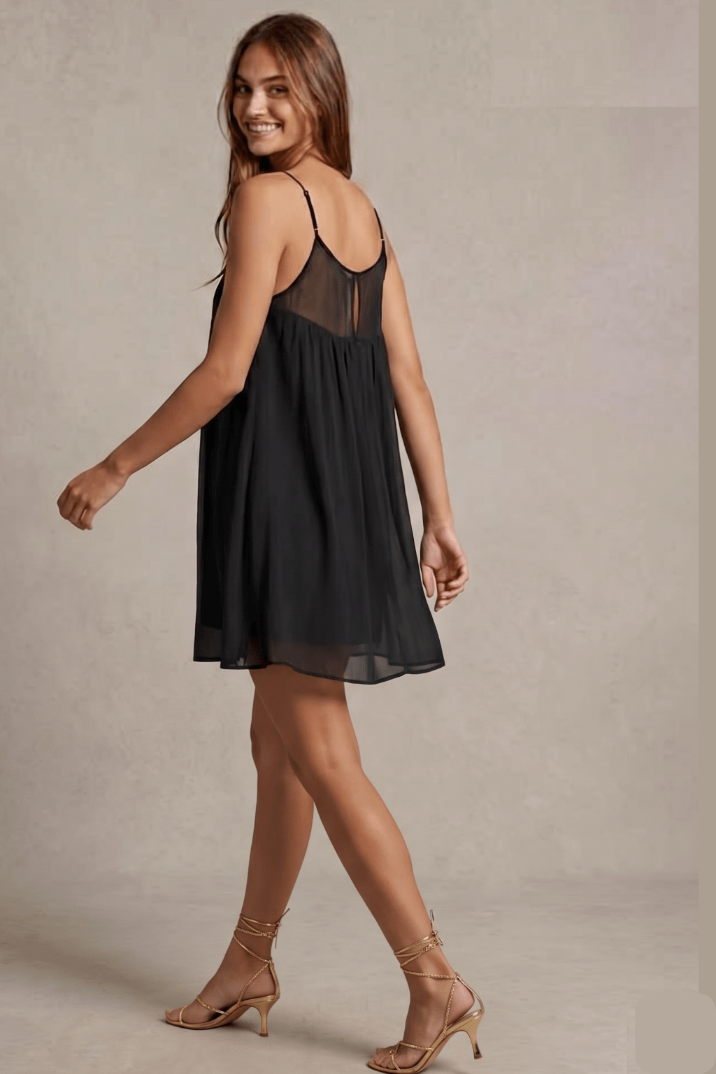 Jasmin Sheer Layer Resort Dress for Women
