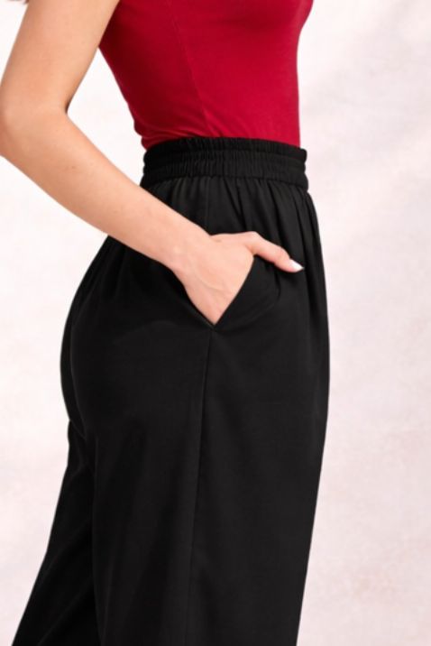 Mintr | Midnight Black Utility Balloon Cargos for Women
