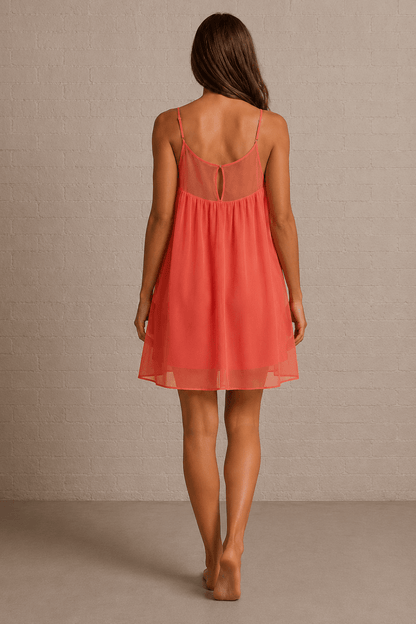 Jasmin Sheer Layer Resort Dress for Women