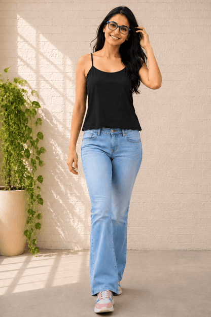 Anaira Cotton Cambric Schiffli Camisole