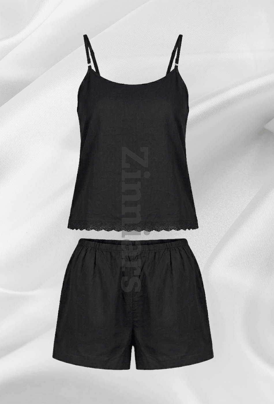 Aishwarya  Lace-Trim Cami & Shorts Co-ord Set for Women