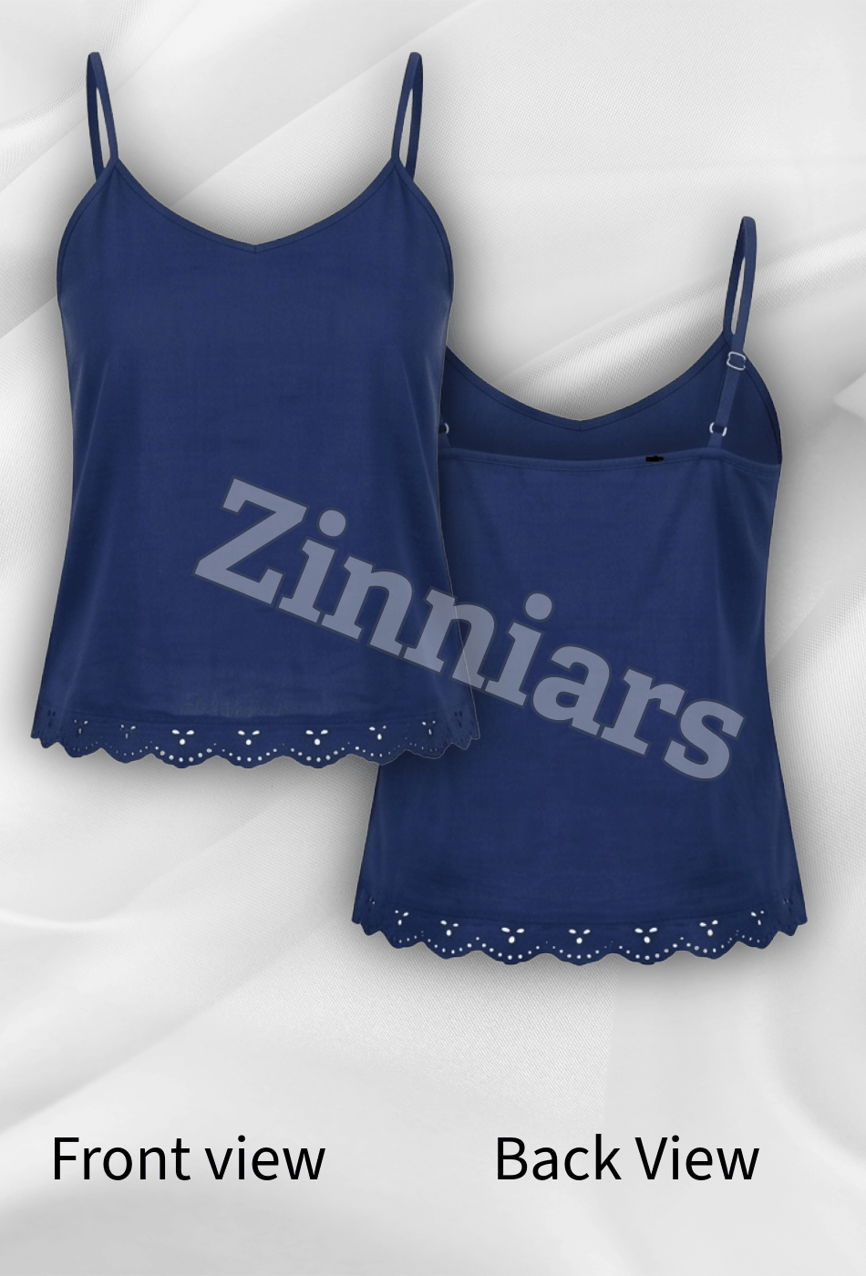 Anaira Cotton Cambric Schiffli Camisole