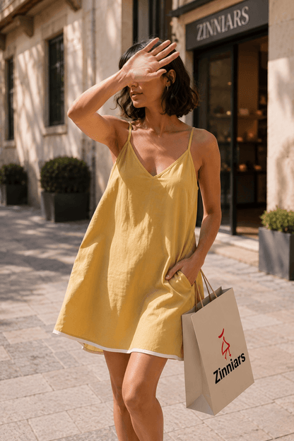Senorita Cotton Y-Back Slip & Sundress for Women