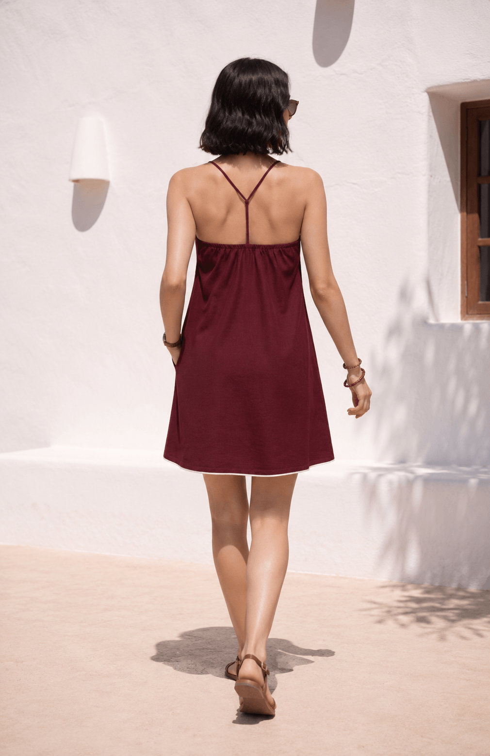 Senorita Cotton Y-Back Slip & Sundress for Women
