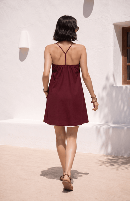 Senorita Cotton Y-Back Slip & Sundress for Women