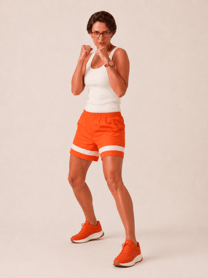 Macy London 100% Cotton Woven Lounge Shorts for Women Org