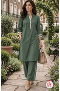 Anitaa Sporty Co-ord Indo World Sage Green