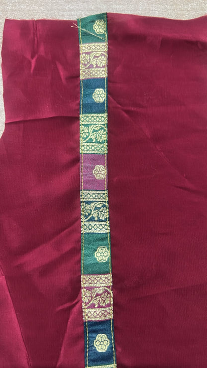 Suruchi Brocade Halter Tunic & Wide Leg Trouser Set| Zinniars
