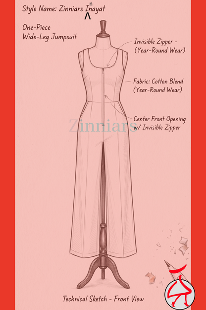 Innayat Black Zip-Up Jumpsuit | The One-Piece Edit
