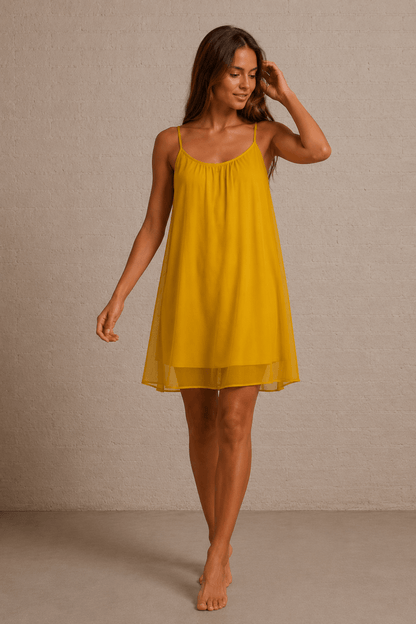 Jasmin Sheer Layer Resort Dress for Women
