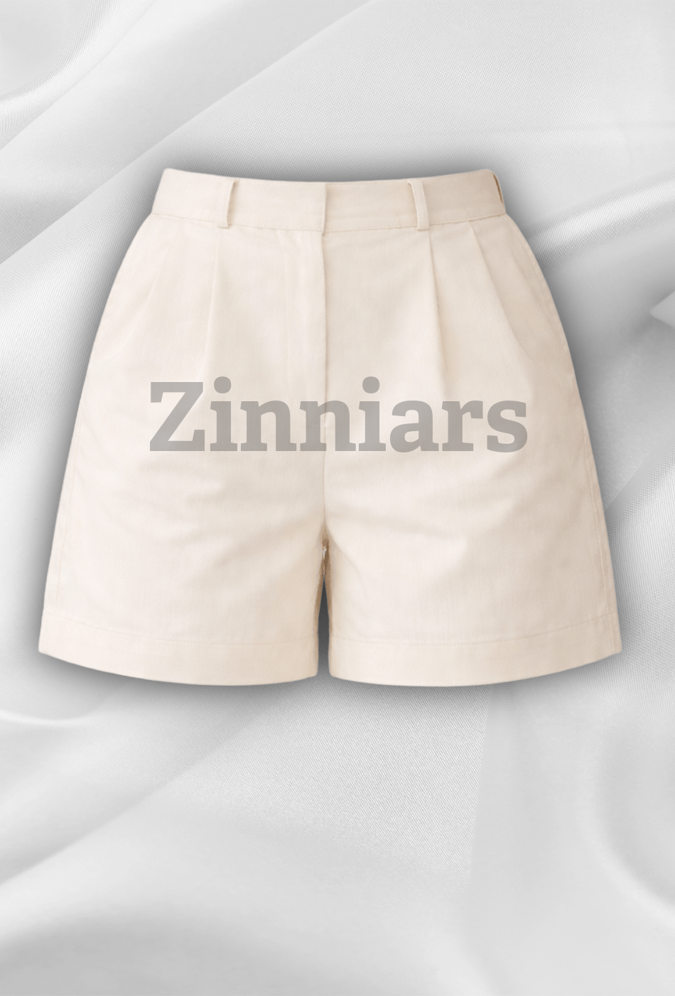 Ria | Cotton-Lycra Tailored Shorts for Women