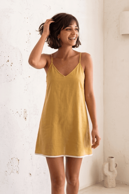 Senorita Cotton Y-Back Slip & Sundress for Women