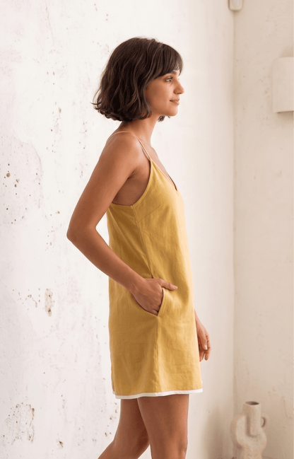 Senorita Cotton Y-Back Slip & Sundress for Women