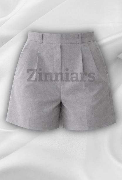 Ria | Cotton-Lycra Tailored Shorts for Women