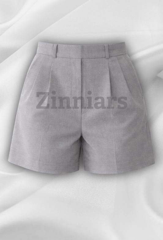Ria | Cotton-Lycra Tailored Shorts for Women