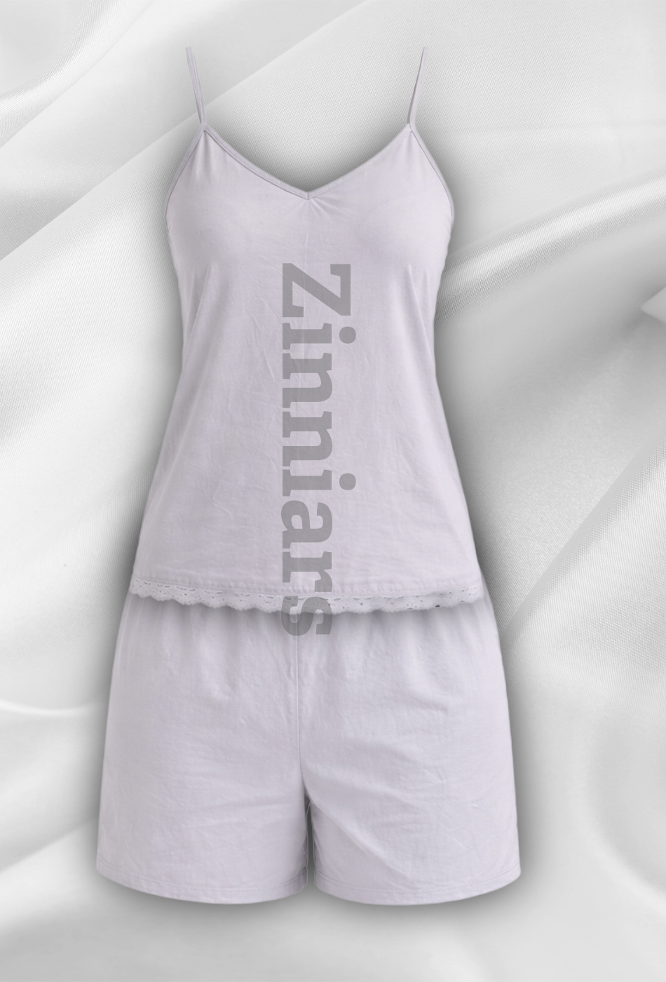 Aishwarya  Lace-Trim Cami & Shorts Co-ord Set for Women